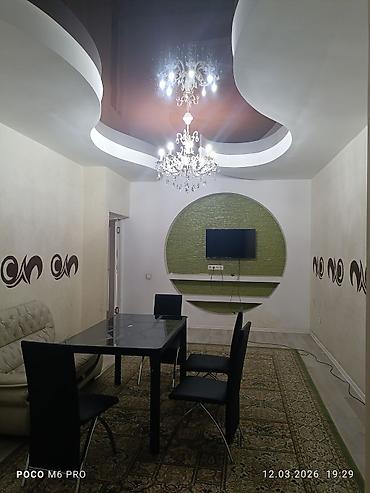 2 room: 1 комната, Аламединский рынок / базар, Душевая кабина, Постельное белье, Кондиционер — 5