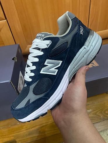 Мужские кроссовки, 40, 40.5, 41, New Balance, Новый, цвет - Синий, Платная доставка