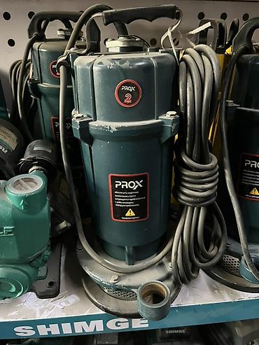 Погружной дренажный насос PROX Назначение: - Откачка грязной и чистой