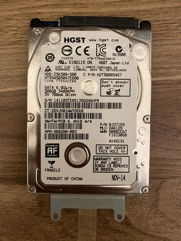 trend: HDD (Hard disk) 
Yaddaş 500GB
Heç bir problem yaratmadan işləyir