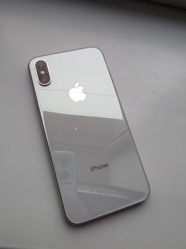 Apple iPhone: IPhone Xs, Б/у, 64 ГБ, Белый, Чехол, 78 %