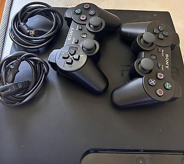 işlenmiş samavar: Sony PlayStation 3 (PS3) oyun konsolu dəsti - PlayStation 3 “Slim” — 1
