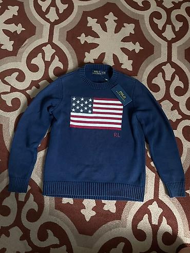 cot: Мужской свитер, M, Polo Ralph Lauren, Новый, цвет - Синий, Самовывоз — 2