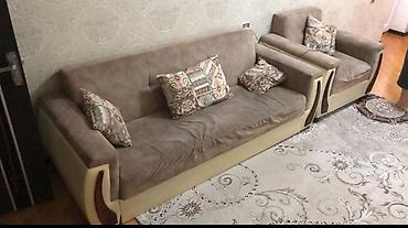 klasik divan: Mebel dəsti – 1 ədəd 3‑yerlik divan və 2 ədəd kreslo - Rəng və — 2