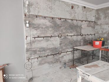 Kafel və metlax: Qranit effektli böyük format döşəmə plitələri – tünd boz - Material — 33