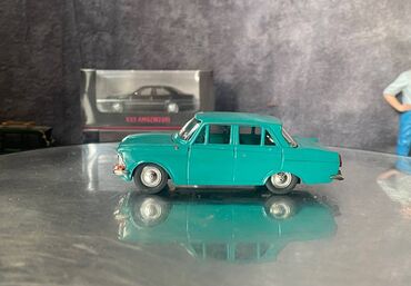 требуются модели для наращивания ресниц: Коллекционная модель Moskvich - 412 green 1969 Made In USSR Scale