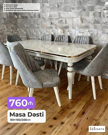 Masa Dəsti – 90×160/200 sm - Açıla bilən mexanizmli masa: kompakt lalafo.az -da Masa Dəsti – 90×160/200 sm - Açıla bilən mexanizmli masa: kompakt
