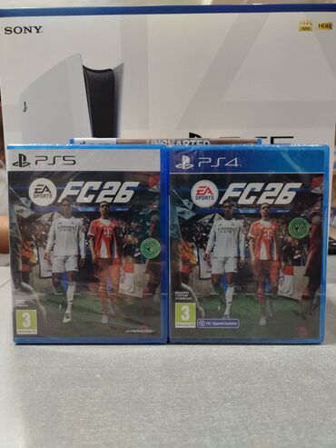 data nömrə: Playstation 5 və playstation 4 üçün ea sports fc26 oyun diski. Klublar