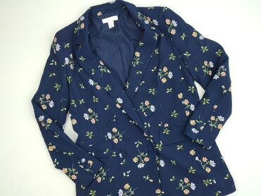 czarne t shirty i marynarka: H&M, Marynarka damska, rozmiar L