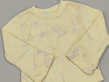 żółty sweterek dla dziewczynki: Sweatshirt, 3-4 years, 98-104 cm, condition - Very good