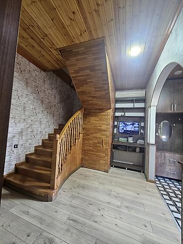 upd qesebesinde evler: Satış üçün həyət evi Ünvan Zabrat1 - Memarlıq: İki mərtəbəli, fasadı — 6