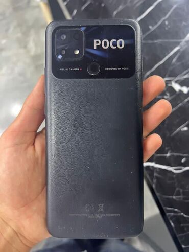 poco m4 pro 5g qiymeti: Poco C40, 64 ГБ, цвет - Черный, Отпечаток пальца