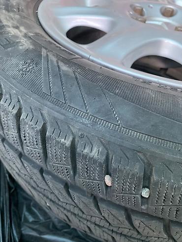 bbs rs: Комплект колес Mercedes: литой оригинальный диск и зимняя шина. - — 2