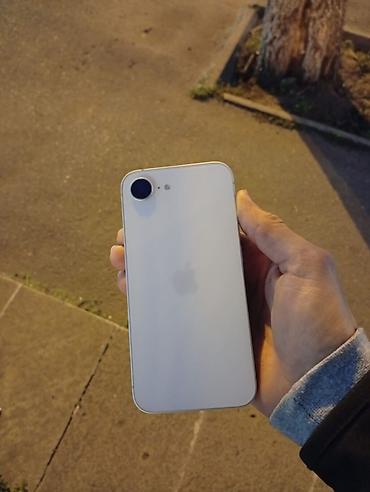 iphine 8 plus: IPhone 16e, 128 GB, Ağ, Barmaq izi, Face ID, Zəmanət — 1
