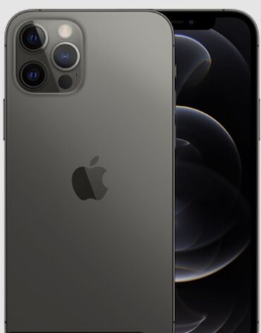 iphone 12 pro расрочка: IPhone 12 Pro, Колдонулган, 128 ГБ, Desert Titanium, Заряддоочу түзүлүш, Коргоочу айнек, Каптама, 76 %