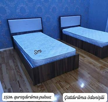 Çarpayılar: Yeni, Təknəfərlik çarpayı, Bazasız, Matras ilə, Siyirməsiz — 25