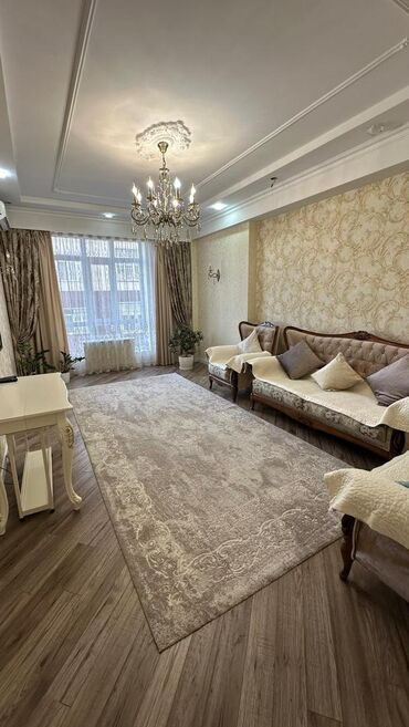 однокомнатная квартира цум: 3 бөлмө, 110 кв. м, Элитка, 5 кабат, Евроремонт