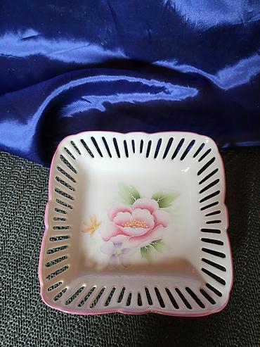 Ostalo posuđe: Nova dekorativna cinija iz 90ih. Reutter Zapadna Nemacka. Dekorativna — 6