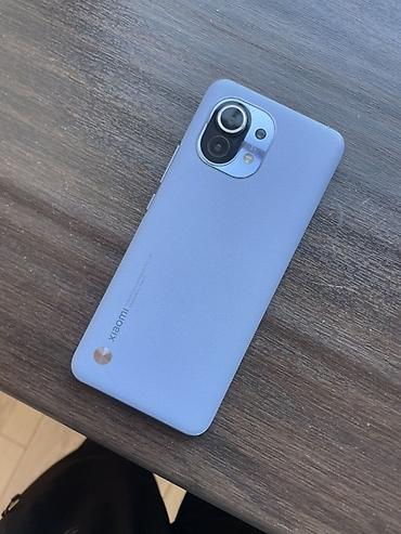 ми ош: Xiaomi, Mi 11, Б/у, 128 ГБ, цвет - Синий, 2 SIM — 1
