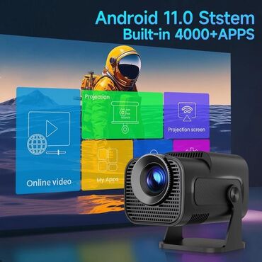 tab a9: Магический проектор Magcubic Projector Hy320Mini 4К с вилкой