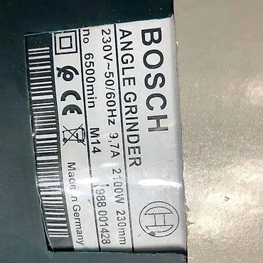 elektrik alətləri: Bosch Professional GWS 2000 bucaqslayderi (Angle Grinder) Texniki — 2