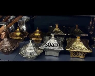 Qəhvə dəstləri və servizlər: Qəhvə dəsti, rəng - Gümüşü, Metal — 4