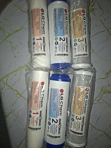 LG Chem su filtri kartricləri dəsti Məhsul: 3 mərhələli ön-filtr