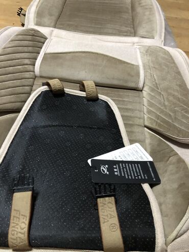 Чехлы и накидки на сиденья: Чехлы Тканевые, цвет - Бежевый, Новый, Самовывоз, Бесплатная доставка, Платная доставка — 15