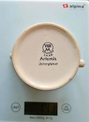 Staro posuđe i escajg: Vtg Villeroi & Boch Artemis Mettlacher Unterglasur posuda. LOVAČKI — 9