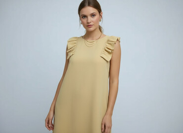 sukienka z wiązanym gorsetem: Women`s dress, size L (EU 40)