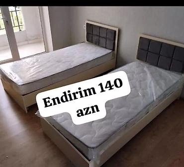 Çarpayılar: Yeni, Təknəfərlik çarpayı, Bazasız, Matras ilə, Siyirməsiz, Azərbaycan — 2