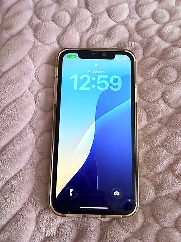 p9 ultra 2: IPhone 11, Б/у, 64 ГБ, White Titanium, Зарядное устройство, Защитное стекло, Чехол, 74 % — 1