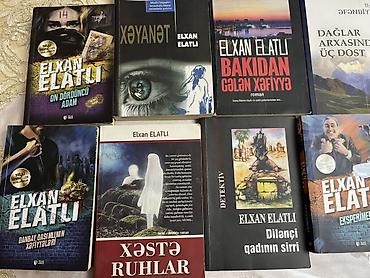 Художественная литература: Kitab dəsti – müxtəlif janrlarda 12 adda Məzmun: - Elxan Elatlı — 3