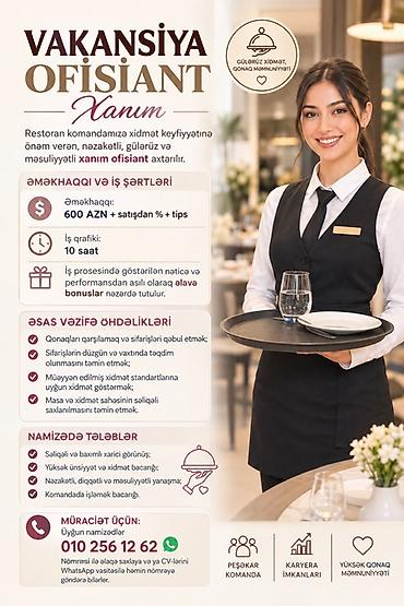 Ofisiant tələb olunur, Restoran