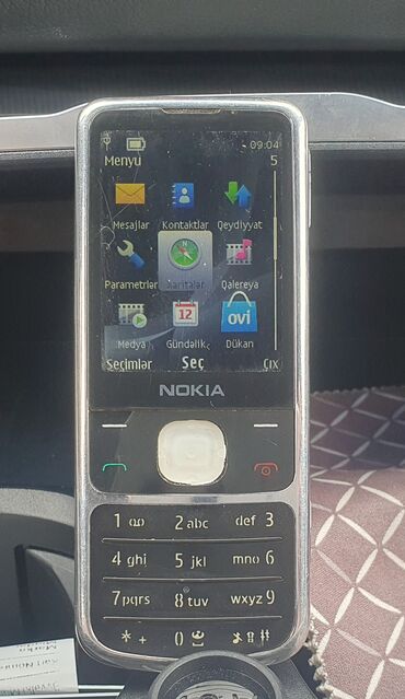 Nokia: Nokia 6700 Slide, rəng - Gümüşü, Düyməli