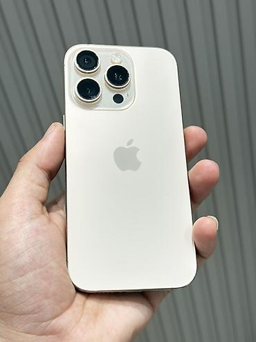 tekno: IPhone 16 Pro, 128 GB, Desert Titanium, Zəmanət, Simsiz şarj, Face ID — 1