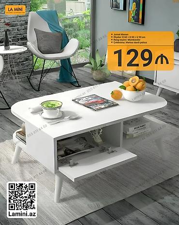 Ev və bağ: Düz masa, Təkərsiz, Laminat — 1