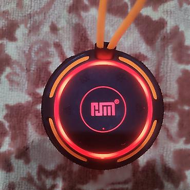 круглый: Портативная Bluetooth-колонка HJM с подсветкой - Компактный — 1