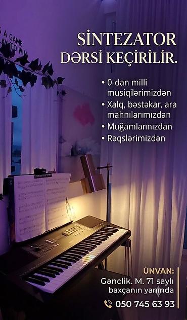 Обучение, курсы: Sintezator dərsi - 0-dan öyrədilir - Milli musiqilərimiz - Xalq — 1
