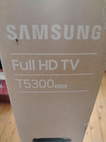 televizor youtube acmaq: Samsung Full HD TV T5300 (Smart TV) - Ekran ölçüsü: təxmini 40–43" — 2