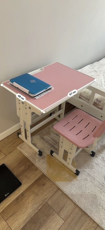 детская парта со стульчиком: Комплект детского стола и стула, Б/у, Самовывоз, Платная доставка