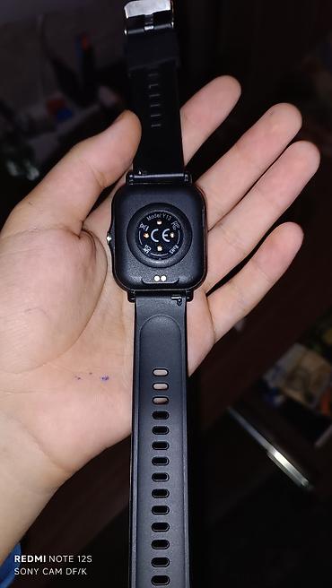 İşlənmiş, Smart saat, Sensor ekran, rəng - Qara