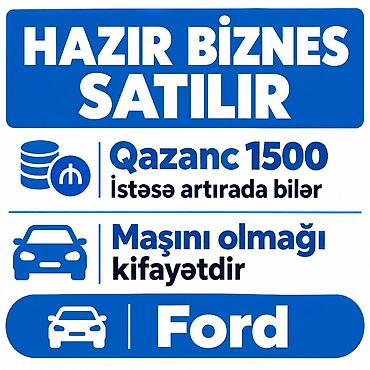 Оборудование для бизнеса: Hazır biznes satılır. - Qazanc: 1500 (istəyə görə artırıla bilər) - — 1
