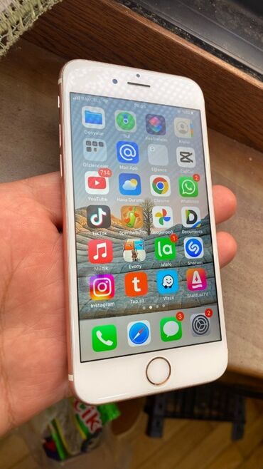 iphone 6s сколько стоит: IPhone 6s, Rose Gold, Отпечаток пальца
