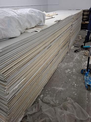 Alçipan: Alçıpan ( 100 ədəd ) - Material: Gips əsaslı alçıpan lövhələr - — 1