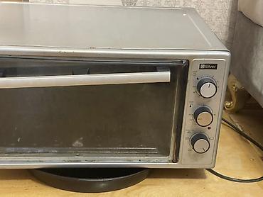 pizza sobası: “Silver” markalı elektrik mini-sobası - Ön şüşə qapı və geniş daxili — 1