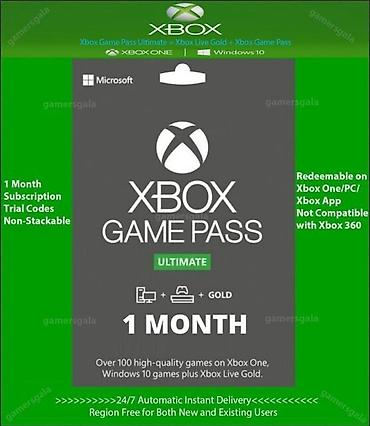 hayday hesab: Məhsul: Xbox Game Pass Ultimate – 1 Aylıq Abunə hesabı hesab — 1