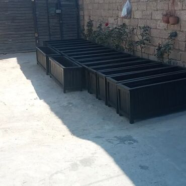 Bitkilər üçün dibçəklər: ###Taxta dibcəklər dekorativ ağaclar və güllər üçün istənilən ölçüdə — 8