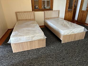 Кровати: Новый, Односпальная кровать, С матрасом, Без выдвижных ящиков, Россия — 4