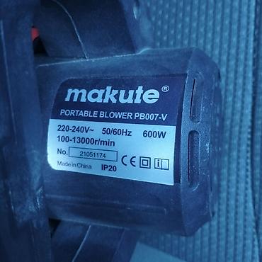 Alətlər: Makute PB007-V portativ hava üfürəni - Güc: 600W - Gərginlik — 3
